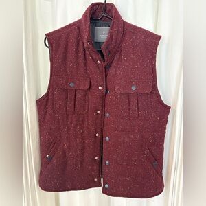 Hawkins McGill Men's Confetti Burgundy Vest
